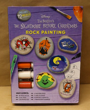 Disney Tim Burton's The Nightmare Before Christmas Rock Painting