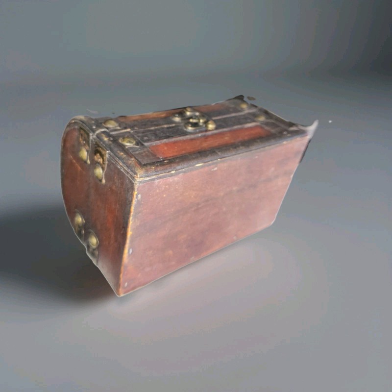 Mini Treasure Chest Small Trunk Box Vintage Style Jewelry Watch Storage!!