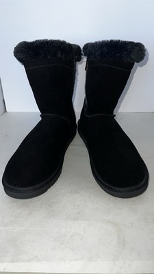 *** NWOT *** Lamo Willow Black Water and Stain Resistant Suede Boots Women Sz 11