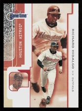 Richard Hidalgo 2001 Fleer Game Time #18 Houston Astros Baseball Card