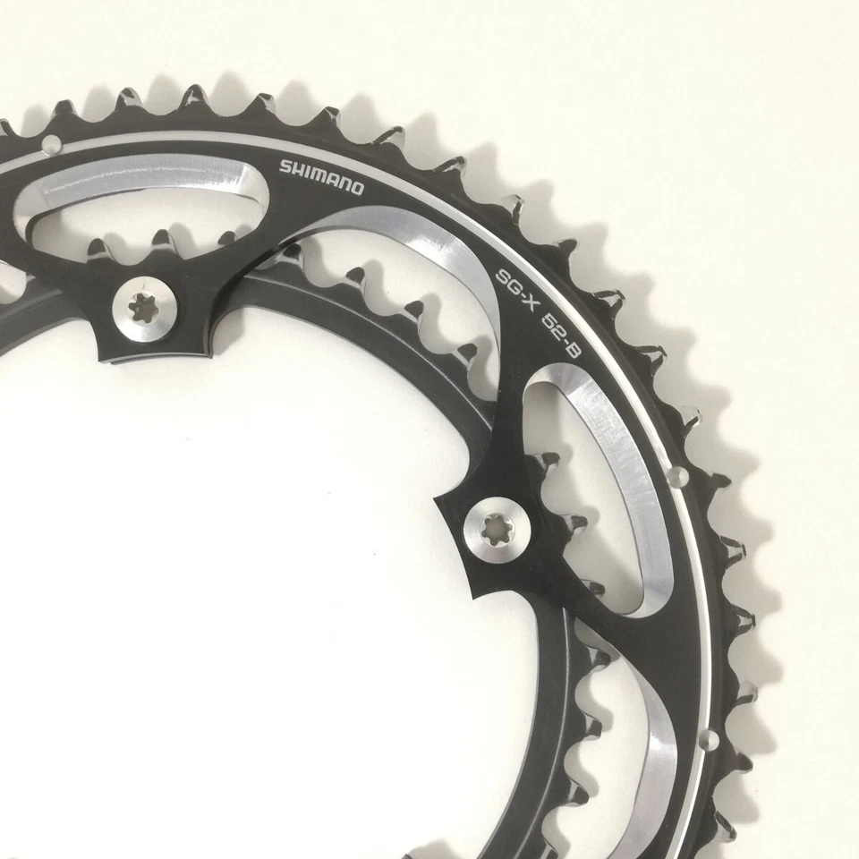 禧玛诺 Ultegra FC-6601 52/39T 10S 链环低使用轻便原始设备制造商螺栓 PCD130 — 第 3/4 张图片