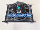 Universal 30Row Engine Transmission Oil Cooler + 7'' Electrical Fan 7 inch New