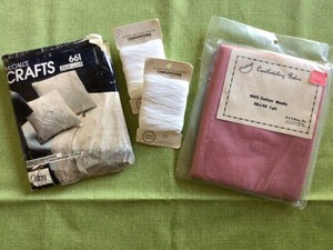4 Lot VTG  McCALLS CANDLEWICKING Crafts Needlework Uncut Pattern #661 + KIT