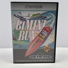Bimini Run Sega Genesis With Case No Manual Tested