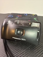 Minolta Freedom 50N Focus Free DX Auto Point And Shoot Film Camera
