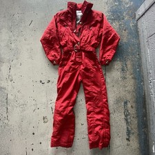 Vintage Red Spyder Jumpsuit Skisuit Snowsuit ...