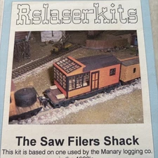 Rs Laser Kits O Scale #1018 The Saw Filers Shack Model Kit