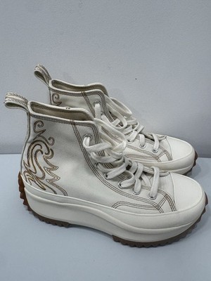 Women's CONVERSE RUN STAR HIKE Western Shoes A10333C Cowboy Sz 8 Worn Once