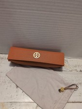 TORY BURCH AUTHENTIC EYEWEAR EYEGLASSES CASE And POUCH ONLY