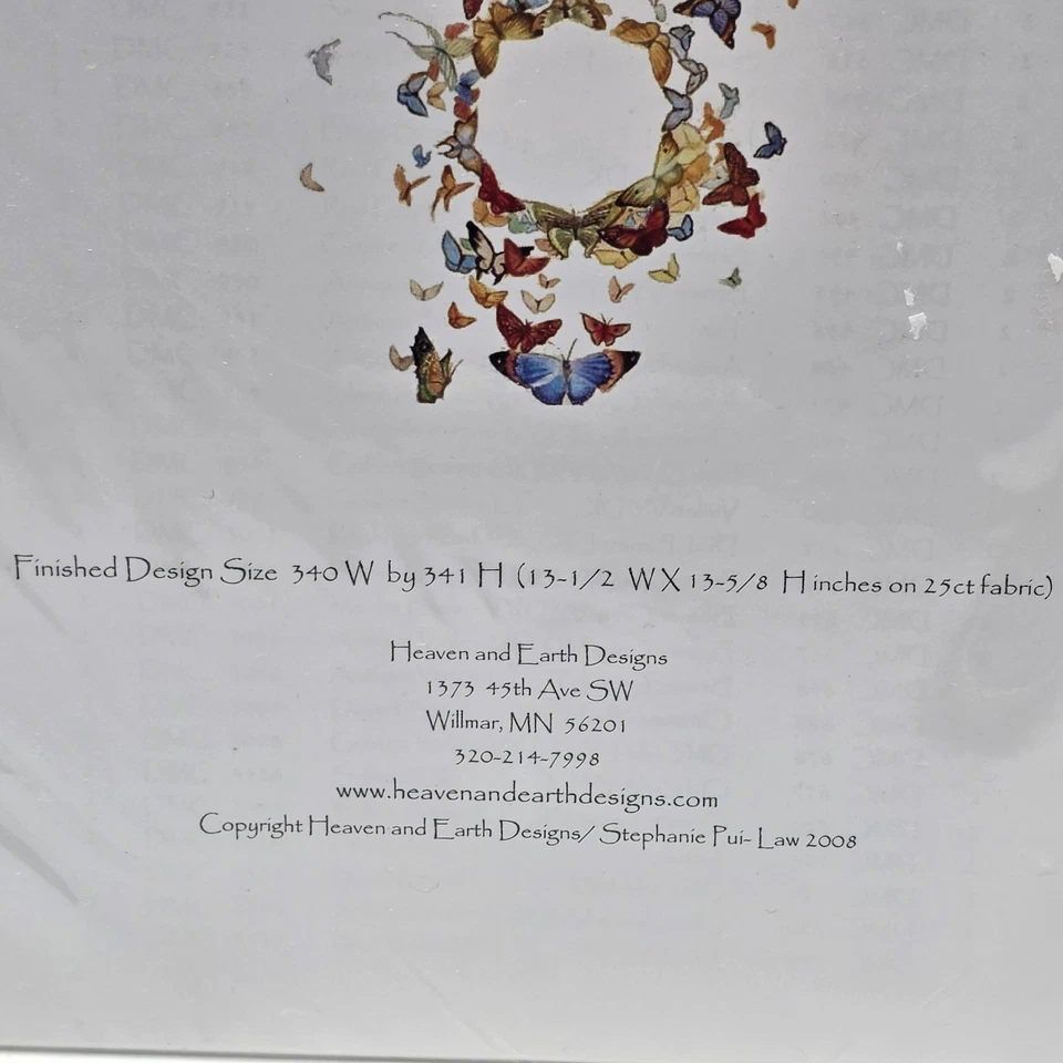 Heaven and Earth Designs QS Empress Ring Cross Stitch Pattern Large Format - Image 4 of 4