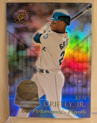 #ad 1996 Topps Stadium Club TSC AWARDS #5 Ken Griffey Jr HOF RARE HOLOFOIL INSERT $12.95