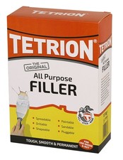 Tetrion All Purpose Ready Mixed Filler Wood Stone Concrete Brick Metal + Scraper