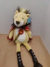 FAO Schwarz 12" Glow Brights Nutcracker Lion Plush New Batteries Not Included 