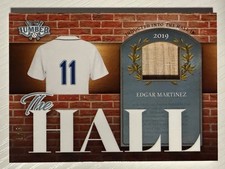 Edgar Martinez 2022 Leaf Lumber The Hall Game Used Bat 1/6 Seattle Mariners