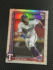 2025 Topps Update Topps Foil Pattern Rookie Alejandro Osuna #US10 (RC) Rangers