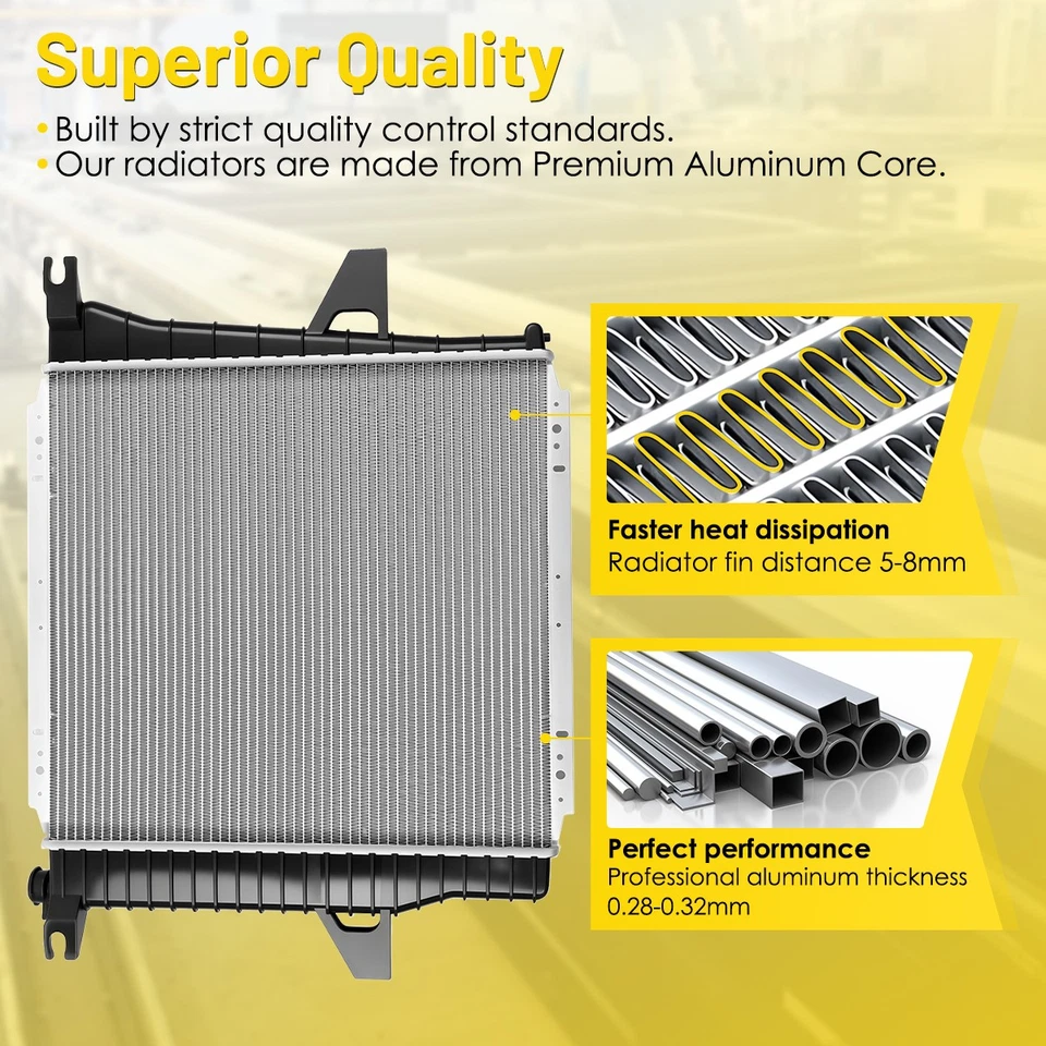 Core Radiator For 1998 1999 2000 2001 Ford Ranger Mazda B2500 L4 2.5L CU 2172 Foto 4 de 4