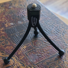 Digital Concepts Mini-Mi Flexible Tabletop Mini Tripod for Camera, Rubber Foot