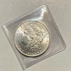 1884 Morgan Silver Dollar $1 Coin Uncertified Philadelphia KM#110 0.9 Fineness