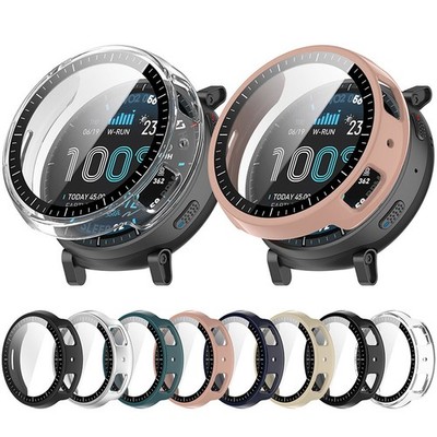 All-in-One Watch Case Tempered Glass Screen Protector for Amazfit Active Max