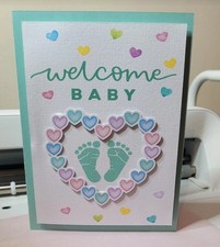 Personalised New Baby Card - Gender Neutral Baby Card - Unisex New Arrival Card