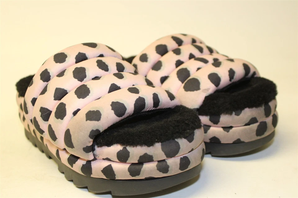 UGG женщин 7 38 макси слайд гепард печать сандалии в горошек тапочки 1127074 - Изображение 3 из 4