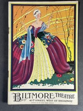 Vintage 1929 Biltmore Theatre Playbill Mans Estate Theatre Guild Dudley Digges