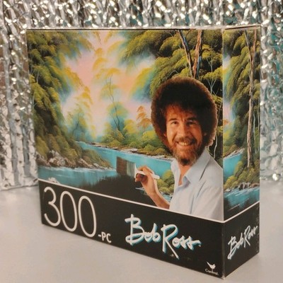 new, seald Bob Ross Deep Forest Lake 300 Piece Art Jigsaw Puzzle, Interlocking