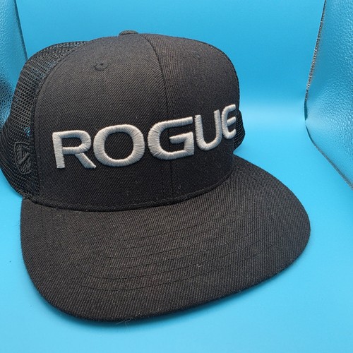 Black FlatBill Rogue SnapBack Hat