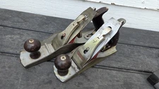 Lot of 2 Vintage Wood Hand Planes, 9 and 14" Craftsman