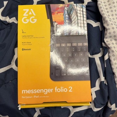 ZAGG Messenger Folio 2 for A16 / iPad 10th Gen - Bluetooth - Built-in Stand