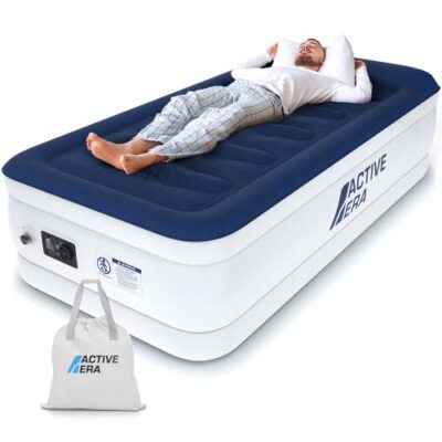 Active Era  Luxury Air Mattress Air Bed Inflatable Bed w/ Built-in Pump, Twin