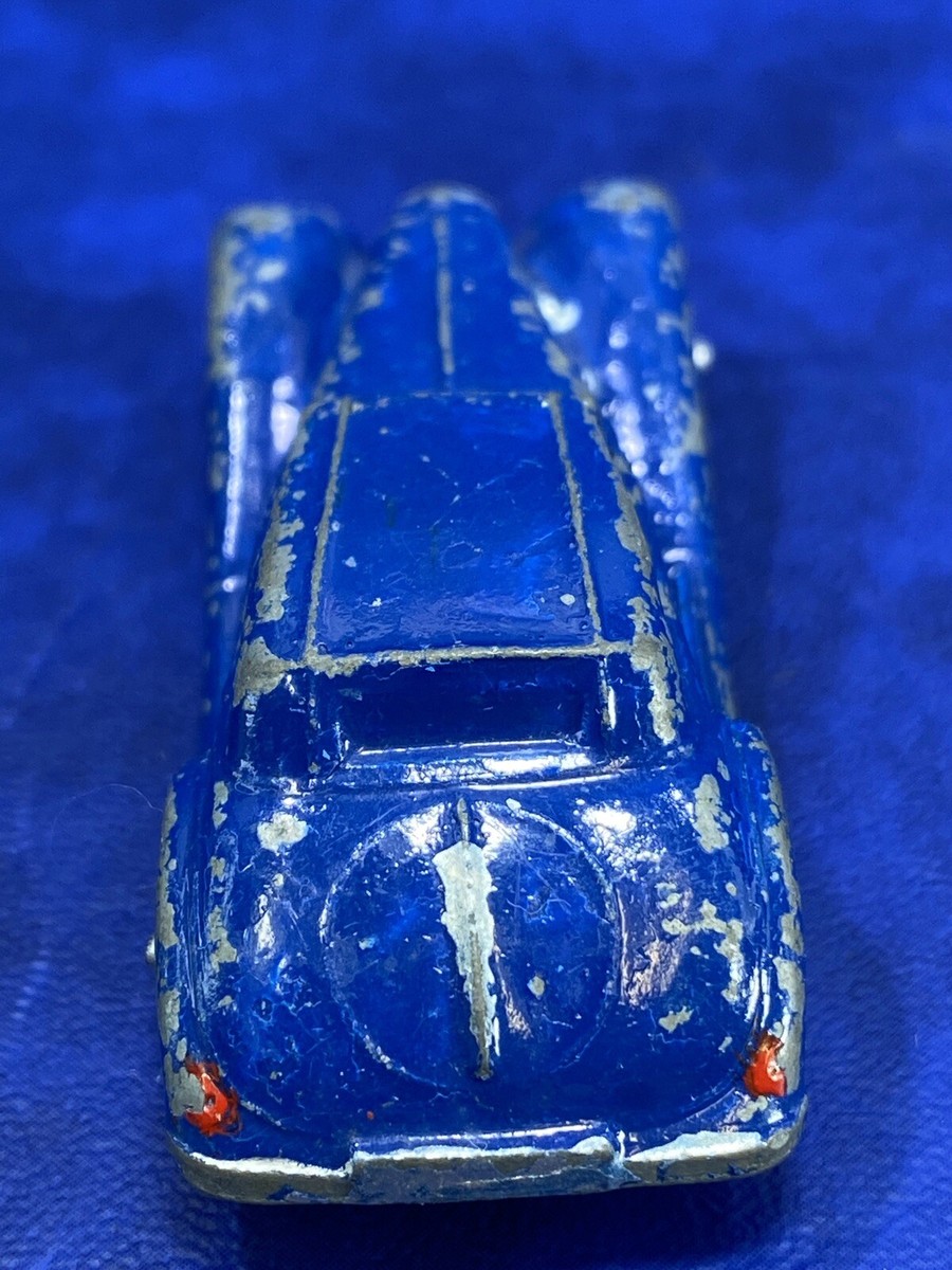 Vtg Tootsietoy Diecast Metal Blue 2.5 Inch 1939 Mercedes Benz Car