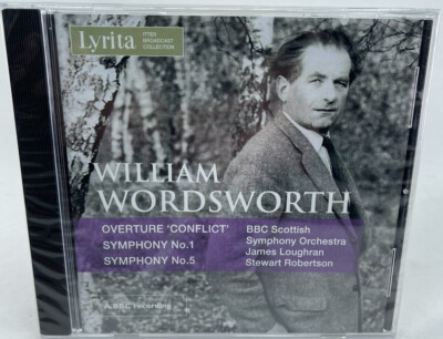 William Wordsworth: Overture Conflict Symphony No. 1 & No. 5 - New & Sealed CD