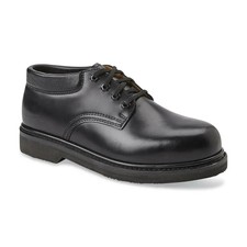 DieHard Mens Slip Resistant Oxford Work Shoe Black Medium Width 