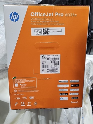 Brand NEW HP OfficeJet Pro 8035e Color Thermal Inkjet All-In-One Printer RED - Picture 5 of 6