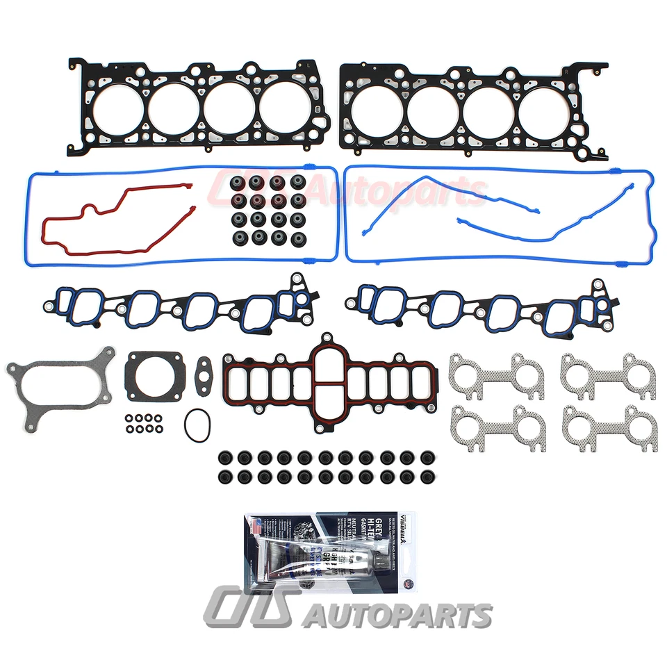 Full Gasket Set for 01-02 FORD E-150 F-150 4.6L VIN W Ref# HS9790PT-10 CS9790-5 - Image 2 of 4