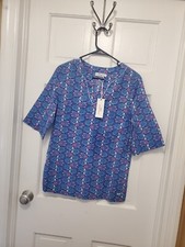 NWT Vineyard Vines Girls Size Large/14 Fish Print Tunic Top, Preppy, fun Ret 59