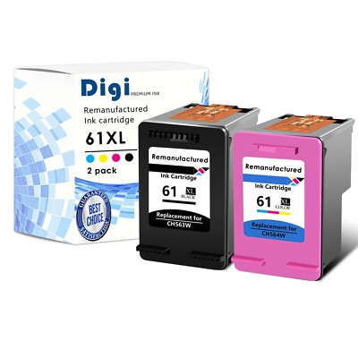 Generic Ink 61XL 61 XL For HP ENVY 4500 4501 4502 4504 5530 Officejet 4630 4635