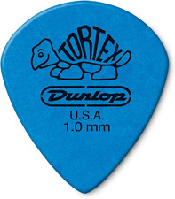Dunlop 498P1.0 Tortex Jazz III XL, Blue, 1.0Mm, 12/Player'S Pack