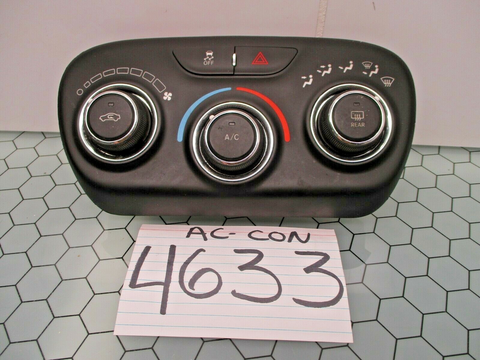 13 14 15 16 Dodge Dart AC and Heater Control Used Stock #4633-AC 