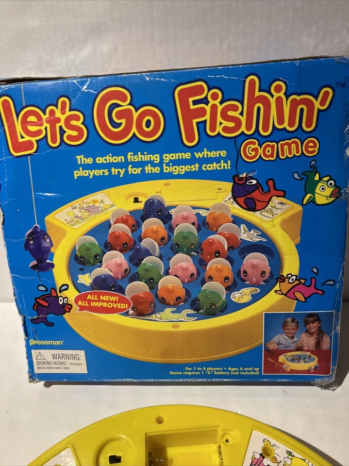 Let's Go Fishin 20 Replacement Fish and Working Table No Rods In Box - Image 3 of 3