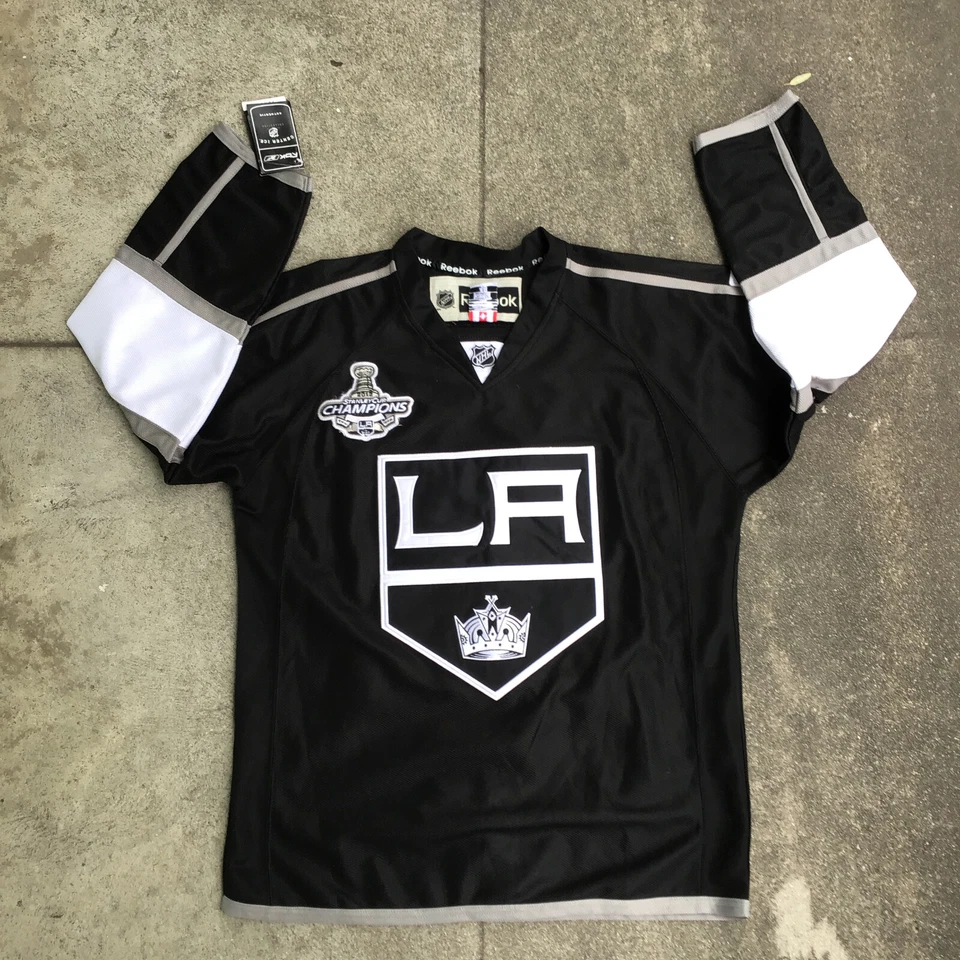 NWT Los Angeles Kings 2012 Stanley Cup #32 Quick Reebok Hockey Jersey Sz 48 CCM - Image 2 of 4