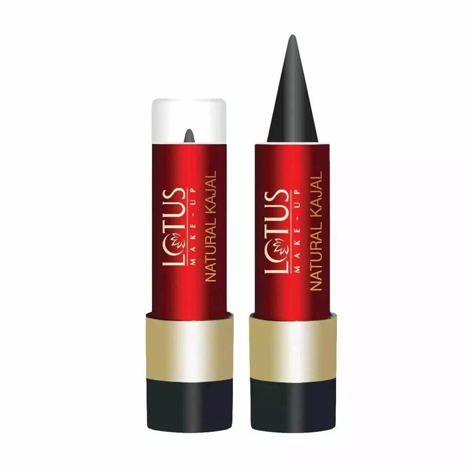 Lotus Make-up Natural Kajal, Black, 4g Free Shipping - Image 3 of 3