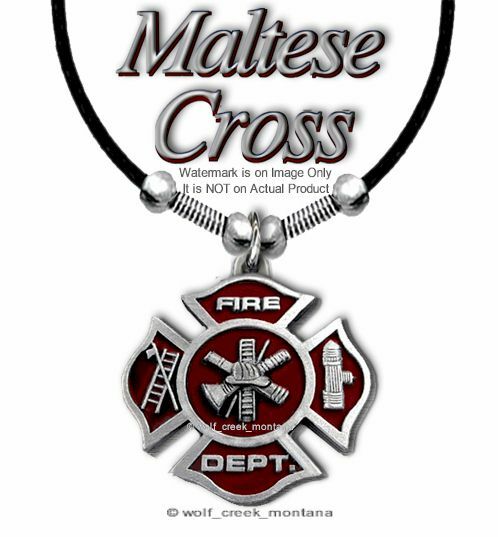 FIRE FIGHTER TRIBUTE NECKLACE Fireman Firefighter Search Rescue Hero 1" Pendant