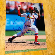 PAT NESHEK ST LOUIS CARDINALS SIGNED / AUTOGRAPHED 8X10 PHOTO NICE!!