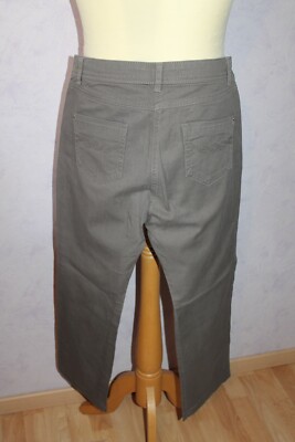 Pantalon Femme Armand Thierry - Taille 40, Beige - Coton/polyester - Occasion Très Bon état - Fabriqué En France