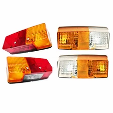 4PCS Front and Rear Combination Light Set for Deutz-Fahr Massey Ferguson Tractor