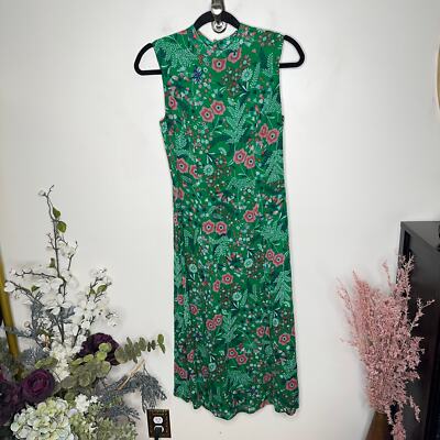 BODEN Zada Midi Dress Rich Emerald Green Wild Field Floral {Q53} | eBay