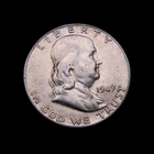 1949-S Franklin Half Dollar AU