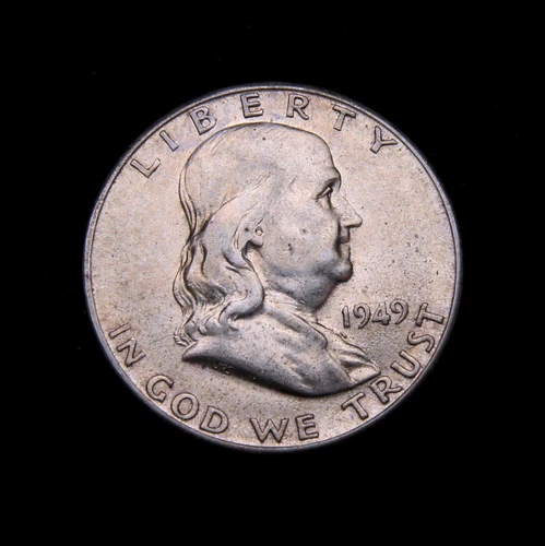 1949-S Franklin Half Dollar AU